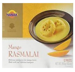 Alphonso Mango Rasmalai 8 Pcs